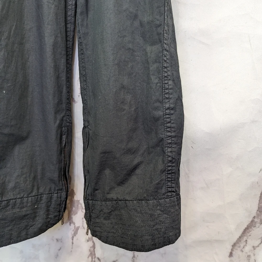 Isabel Marant Overalls Women 25 0 XS Black Skinny Bib Jumpsuit Zip Crop